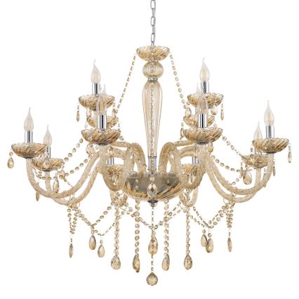 Eglo 39094 - Lampadario BASILANO 12xE14/40W/230V