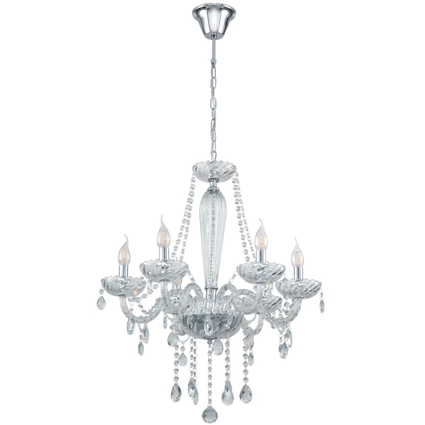 Eglo 39099 - Lampadario BASILANO 1 6xE14/40W/230V