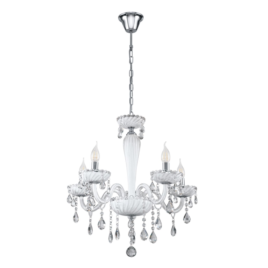 Eglo 39113- Lampadario CARPENTO 5xE14/40W/230V