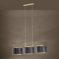 Eglo 39225 - Lampadario a sospensione con cavo DOLORITA 3xE27/60W/230V