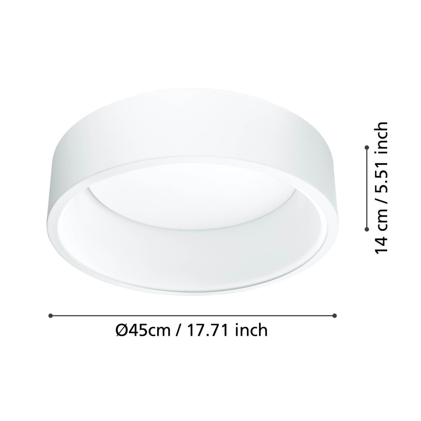 Eglo - Plafoniera LED dimmerabile 1 LED/25,5W/230V