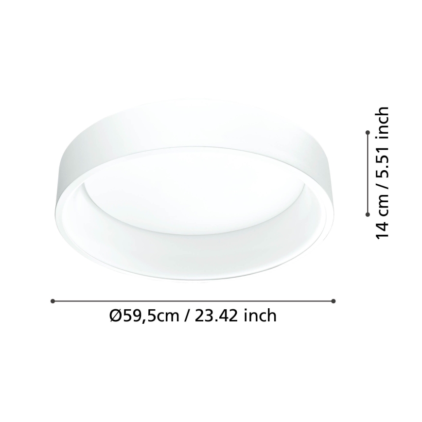 Eglo - Plafoniera LED dimmerabile 1 LED/35,2W/230V