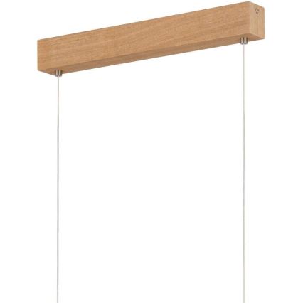 Eglo Stars of Light 39344 - Lampadario LED a cavo CLIMENE LED/17W/230V + LED/4,2W rovere