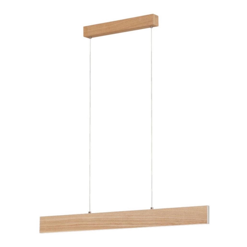 Eglo 39344 - Suspension LED sur câble CLIMENE LED/17W/230V + LED/4,2W chêne