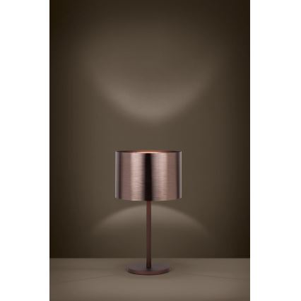 Eglo - Lampe de table 1xE27/60W/230V cuivre