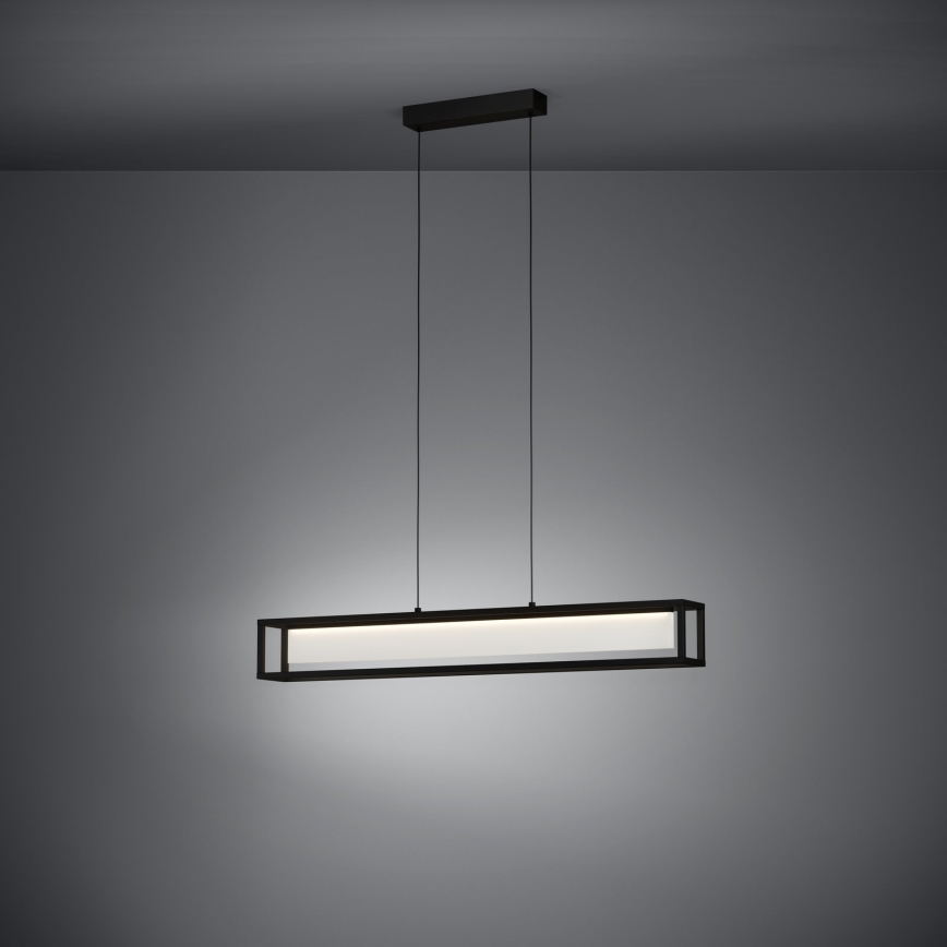 Eglo 39629 - dimmbare LED-Pendelleuchte GUALAJO mit Kabelaufhängung LED/27W/230V, schwarz