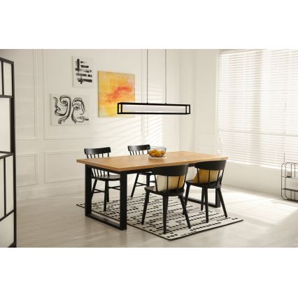 Eglo 39629 - dimmbare LED-Pendelleuchte GUALAJO mit Kabelaufhängung LED/27W/230V, schwarz