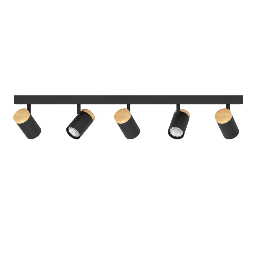 Eglo - LED-Strahler 5xGU10/4,5W/230V 3000K schwarz/braun