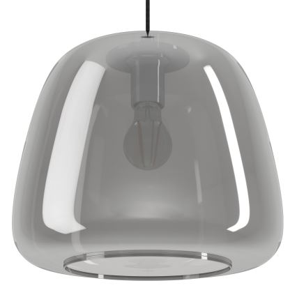 Eglo - Suspension filaire 1xE27/40W/230V d. 35 cm fumé