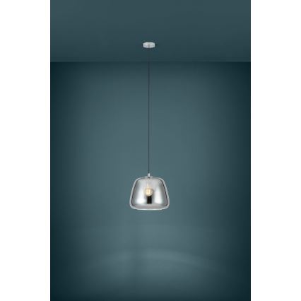 Eglo - Suspension filaire 1xE27/40W/230V d. 35 cm fumé
