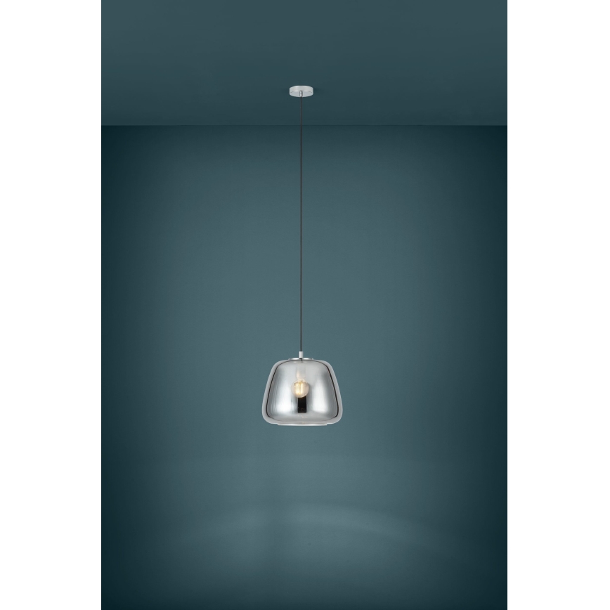 Eglo - Suspension filaire 1xE27/40W/230V d. 35 cm fumé