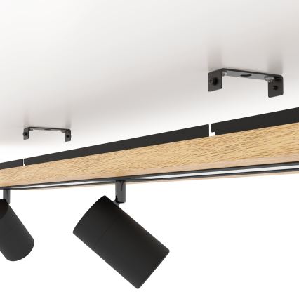 Eglo - Faretto LED 2xLED/12W/230V + 3xGU10/4,5W