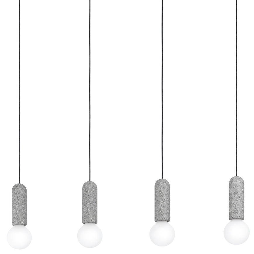 Eglo - Lampadario a sospensione con filo 4xE27/40W/230V