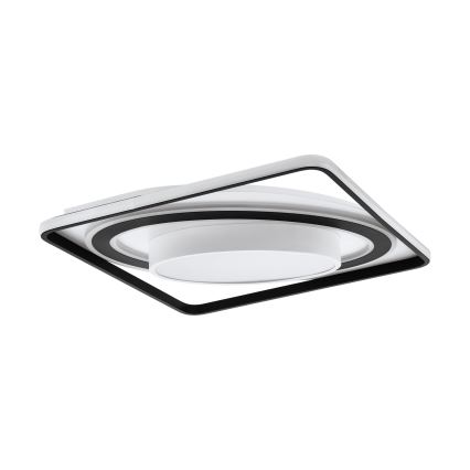 Eglo - Plafonnier à intensité variable LED/21,5W/230V + LED/10,5W + LED/3W 3000-6500K noir + Télécommande