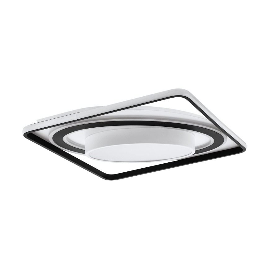 Eglo - Plafonnier à intensité variable LED/21,5W/230V + LED/10,5W + LED/3W 3000-6500K noir + Télécommande