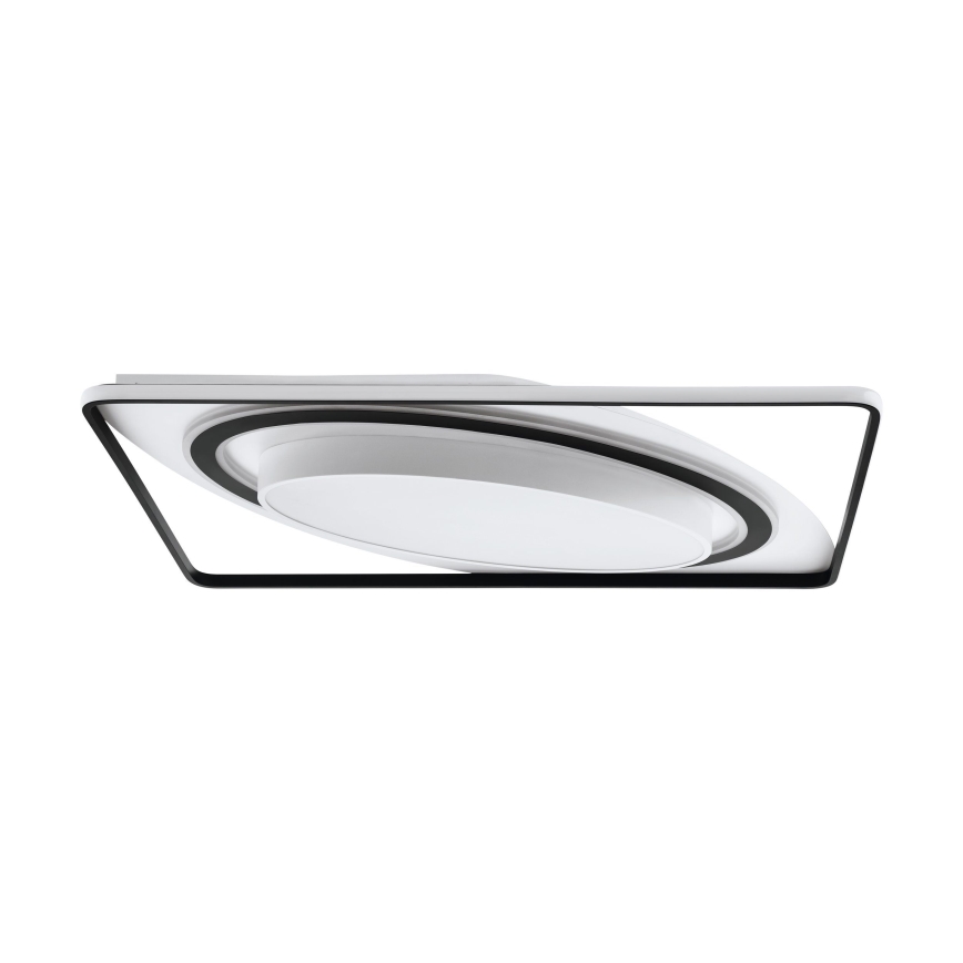 Eglo - Plafonnier à intensité variable LED/28W/230V+LED/13W+ LED/2,8W 3000-6500K noir + Télécommande