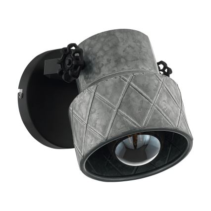 Eglo 39868 - Lampada da parete HILCOTT 1xE27/40W/230V