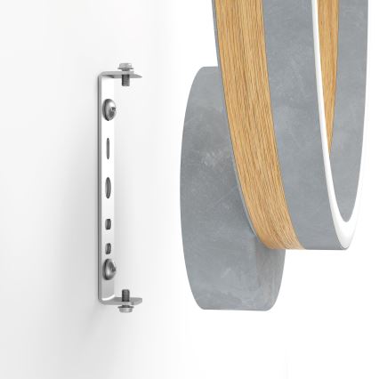 Eglo - Applique a LED LED/12W/230V 3000K grigio/quercia