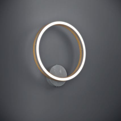 Eglo - Applique a LED LED/12W/230V 3000K grigio/quercia