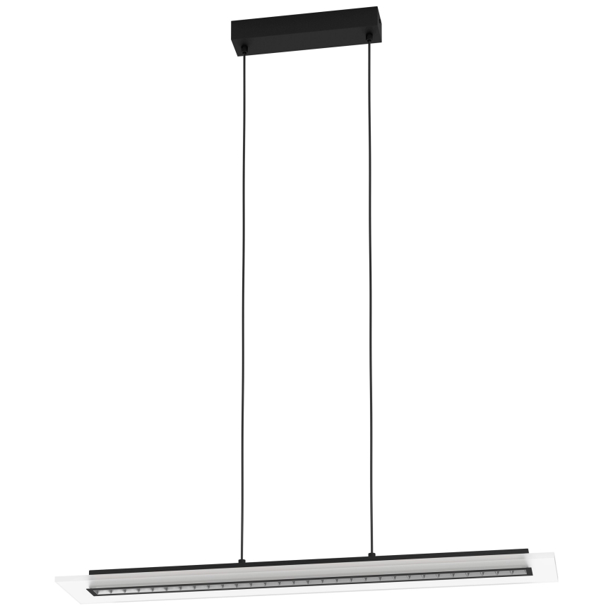 Eglo - Lampadario a sospensione con filo LED dimmerabile LED/57,5W/230V 3000K nero + telecomando