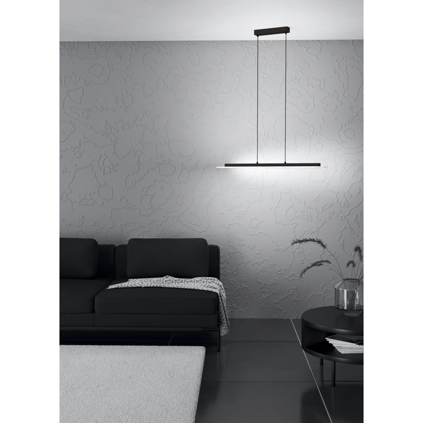 Eglo - Lampadario a sospensione con filo LED dimmerabile LED/57,5W/230V 3000K nero + telecomando