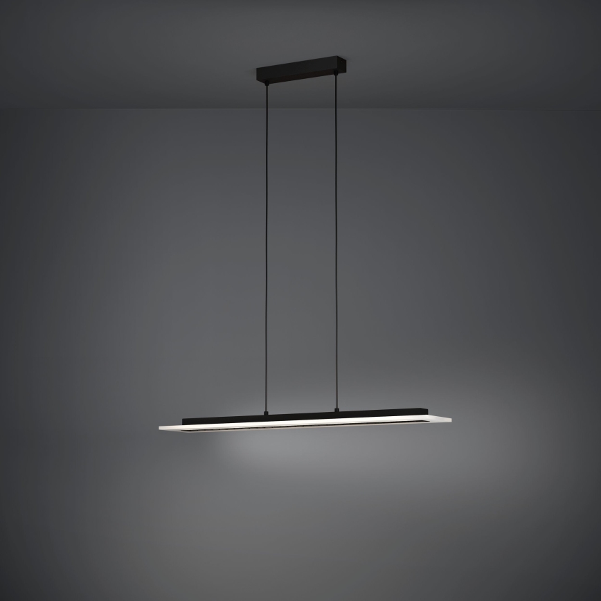 Eglo - Suspension filaire à intensité variable LED/57,5W/230V 3000K noir + Télécommande