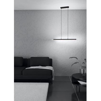 Eglo - Suspension filaire à intensité variable LED/57,5W/230V 3000K noir + Télécommande