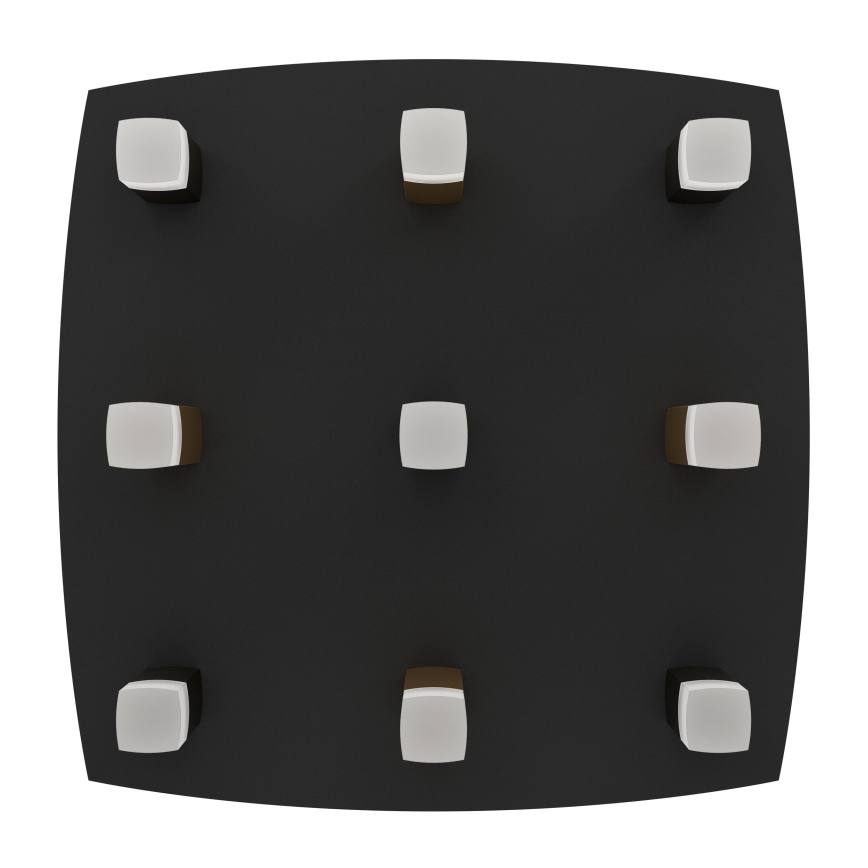 Eglo - Plafonnier à intensité variable 9xLED/3,1W/230V 3000K anthracite/doré