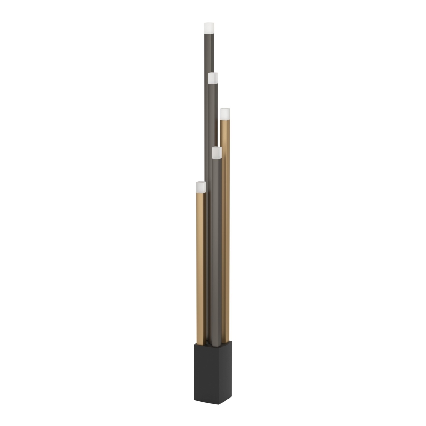 Eglo - Lampada da terra dimmerabile a LED 5xLED/3,7W/230V 3000K antracite/oro