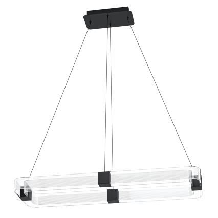 Eglo - Suspension filaire à intensité variable LED/39,2W/230V 3000K noir