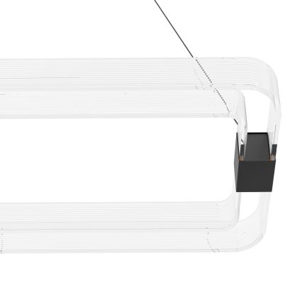 Eglo - Suspension filaire à intensité variable LED/39,2W/230V 3000K noir
