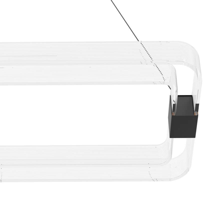 Eglo - Suspension filaire à intensité variable LED/39,2W/230V 3000K noir