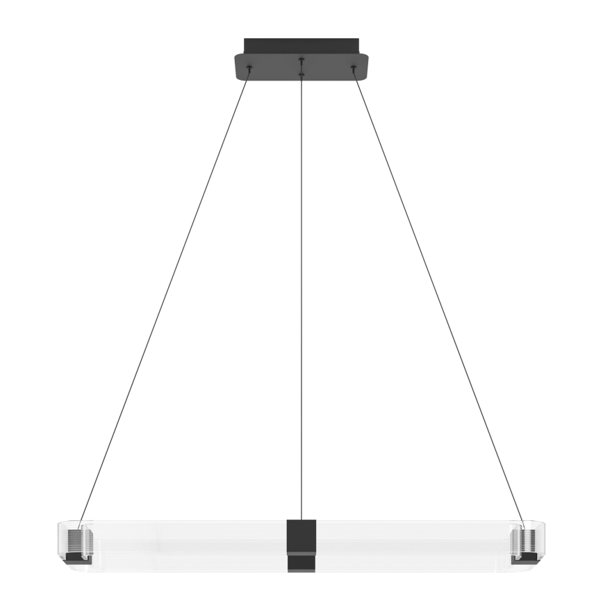 Eglo - Suspension filaire à intensité variable LED/39,2W/230V 3000K noir