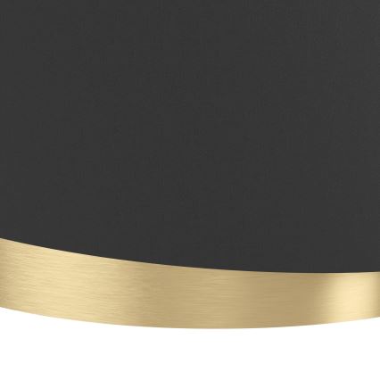 Eglo 39926 - Hängeleuchte MANDERLINE 1xE27/40W/230V schwarz/golden
