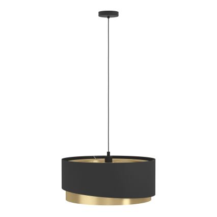 Eglo 39926 - Suspension filaire MANDERLINE 1xE27/40W/230V noir/doré