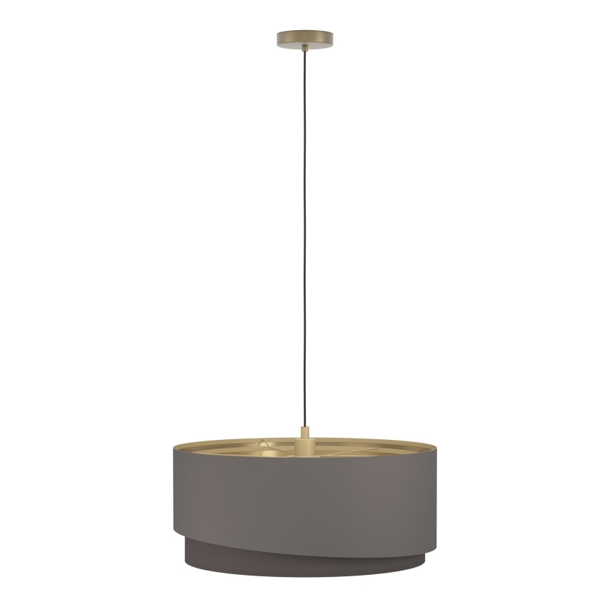 Eglo 39931 - MANDERLINE Pendelleuchte mit Kabel 1xE27/40W/230V braun/gold