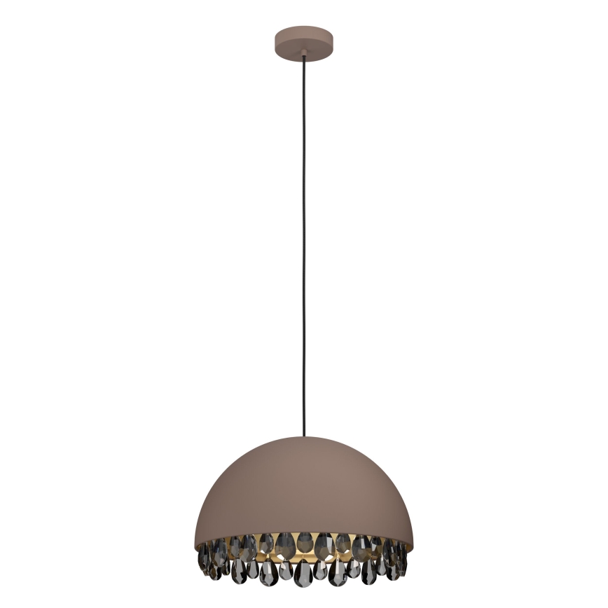Eglo - Hängeleuchte 1xE27/40W/230V braun