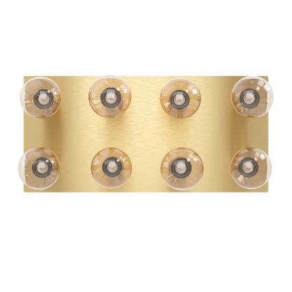 Eglo - Plafoniera 8xE27/40W/230V oro
