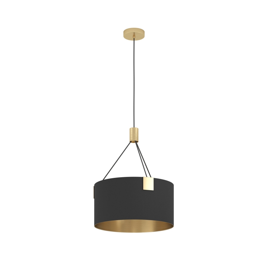 Eglo - Hängeleuchte 3xE27/40W/230V schwarz/golden