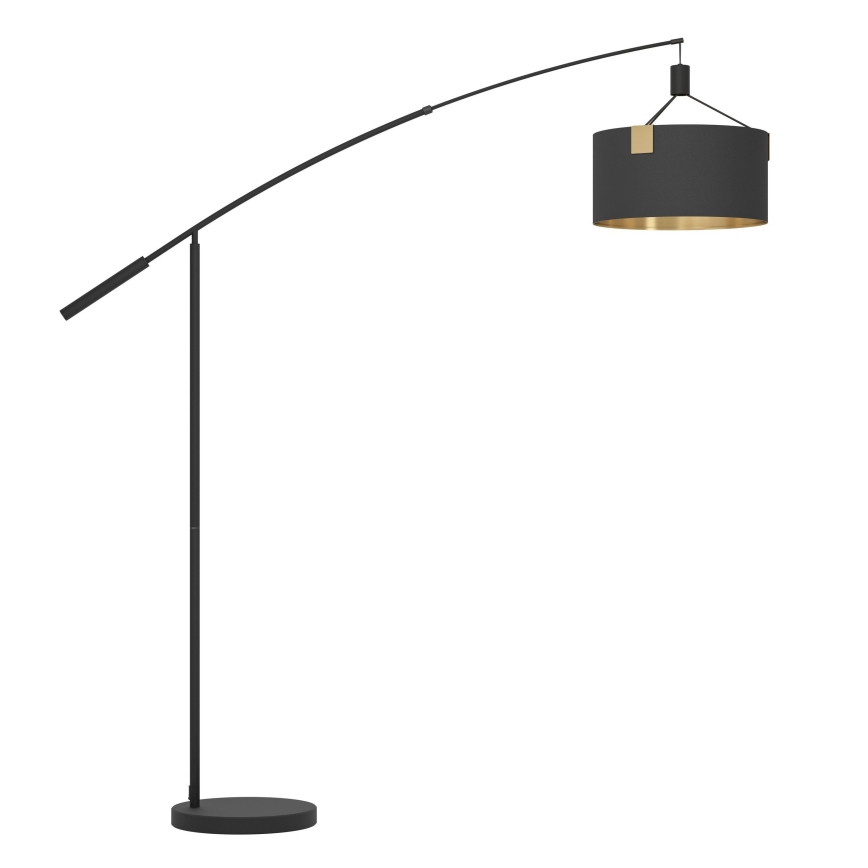 Eglo - Lampadaire 3xE27/40W/230V noir/doré