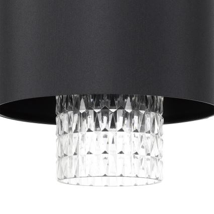 Eglo - Lampadario a sospensione con filo 1xE27/40W/230V nero