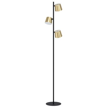 Eglo - Lampada LED da terra 3xGU10/4,6W/230V 3000K oro
