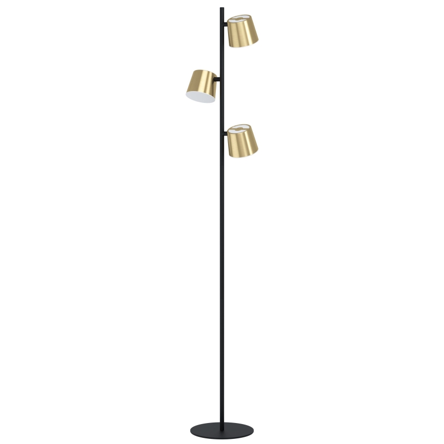 Eglo - Lampada LED da terra 3xGU10/4,6W/230V 3000K oro
