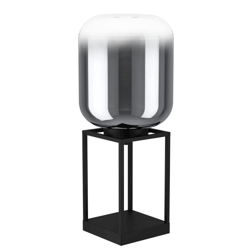 Eglo - Lampe de table 1xE27/40W/230V fumé