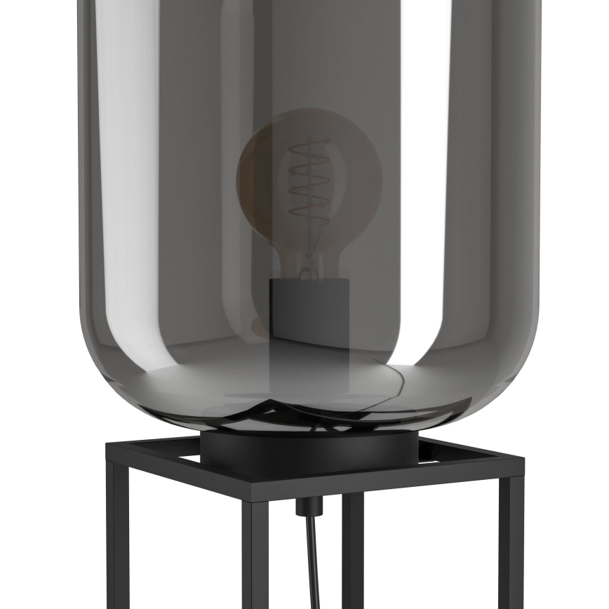 Eglo - Lampe de table 1xE27/40W/230V fumé