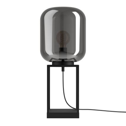 Eglo - Lampe de table 1xE27/40W/230V fumé