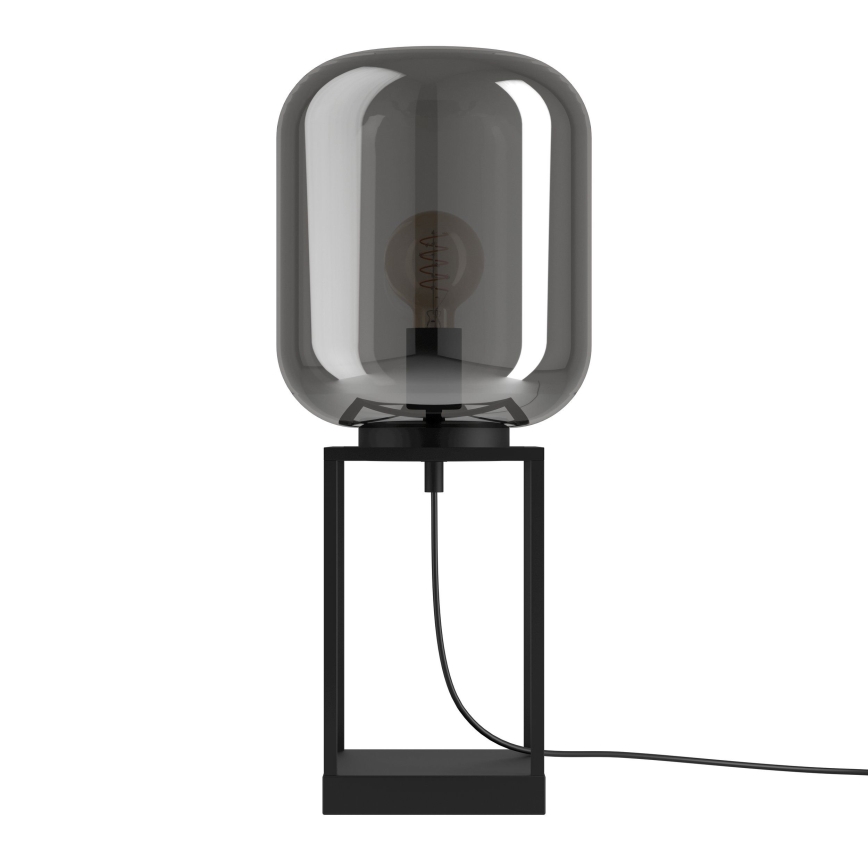 Eglo - Lampe de table 1xE27/40W/230V fumé