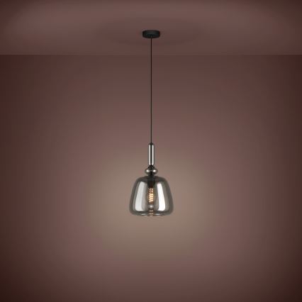Eglo - Hängeleuchte 1xE27/40W/230V rauchig
