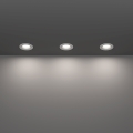 Eglo - 3er-Set LED-Einbauleuchten für Badezimmer LED/4,9W/230V 2700/4000/6500K Ø 8,8 cm IP65 weiß