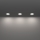 Eglo - 3er-Set LED-Einbauleuchten für Badezimmer LED/4,9W/230V 2700/4000/6500K Ø 8,8 cm IP65 weiß